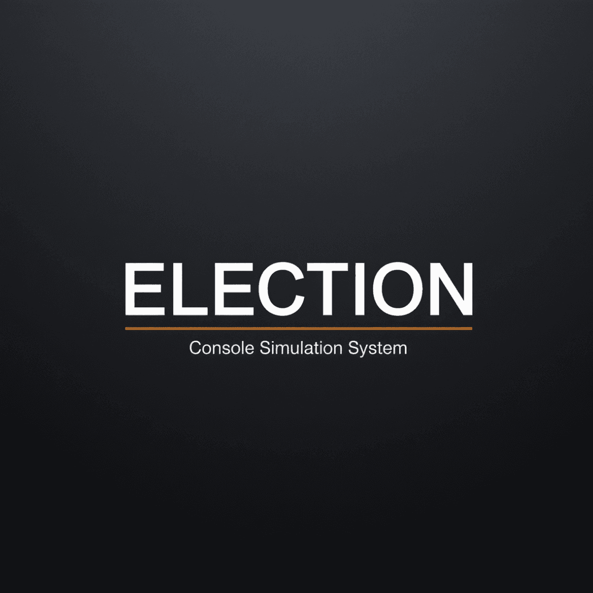 Election Console Simulation