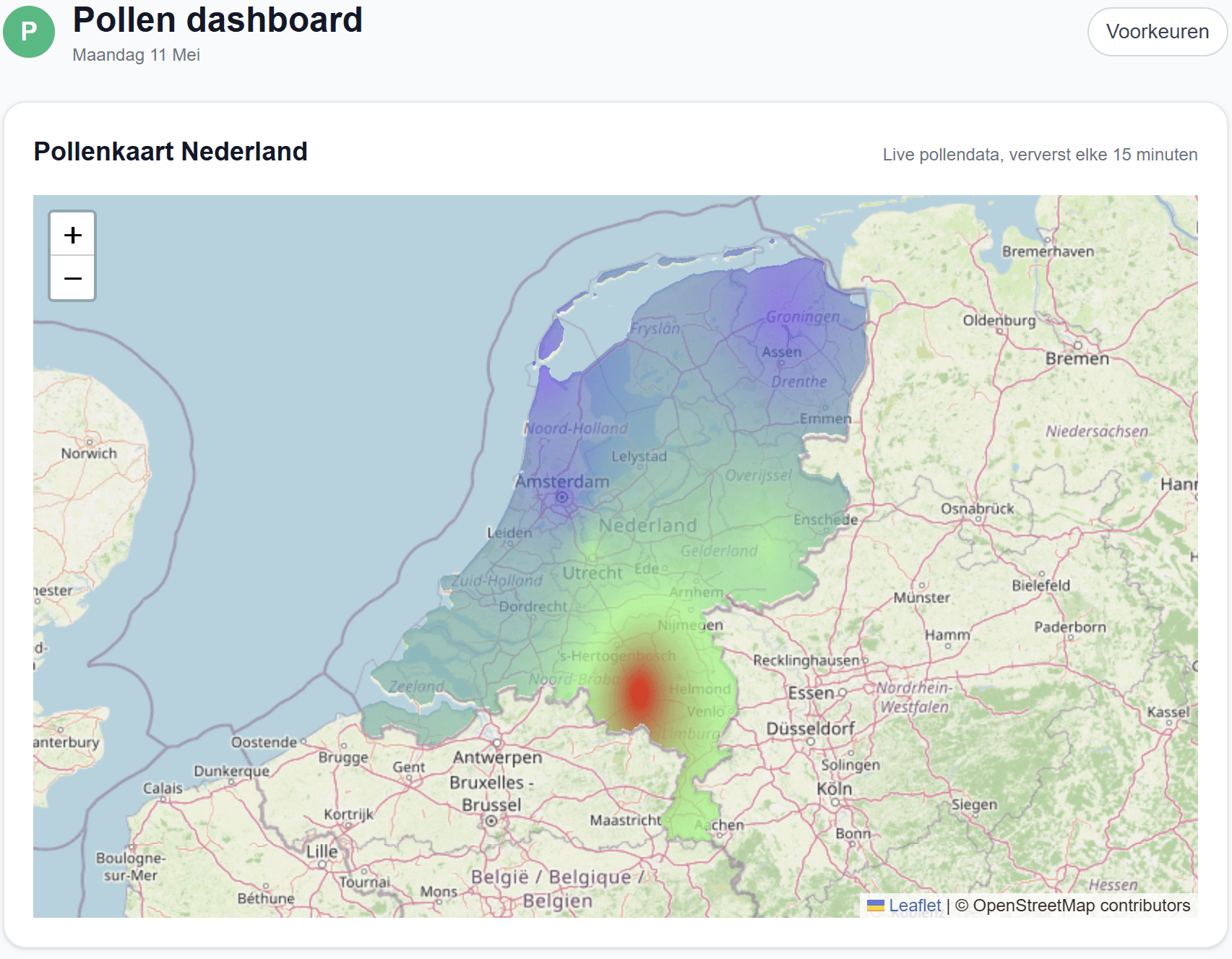 Pollen Visualization System
